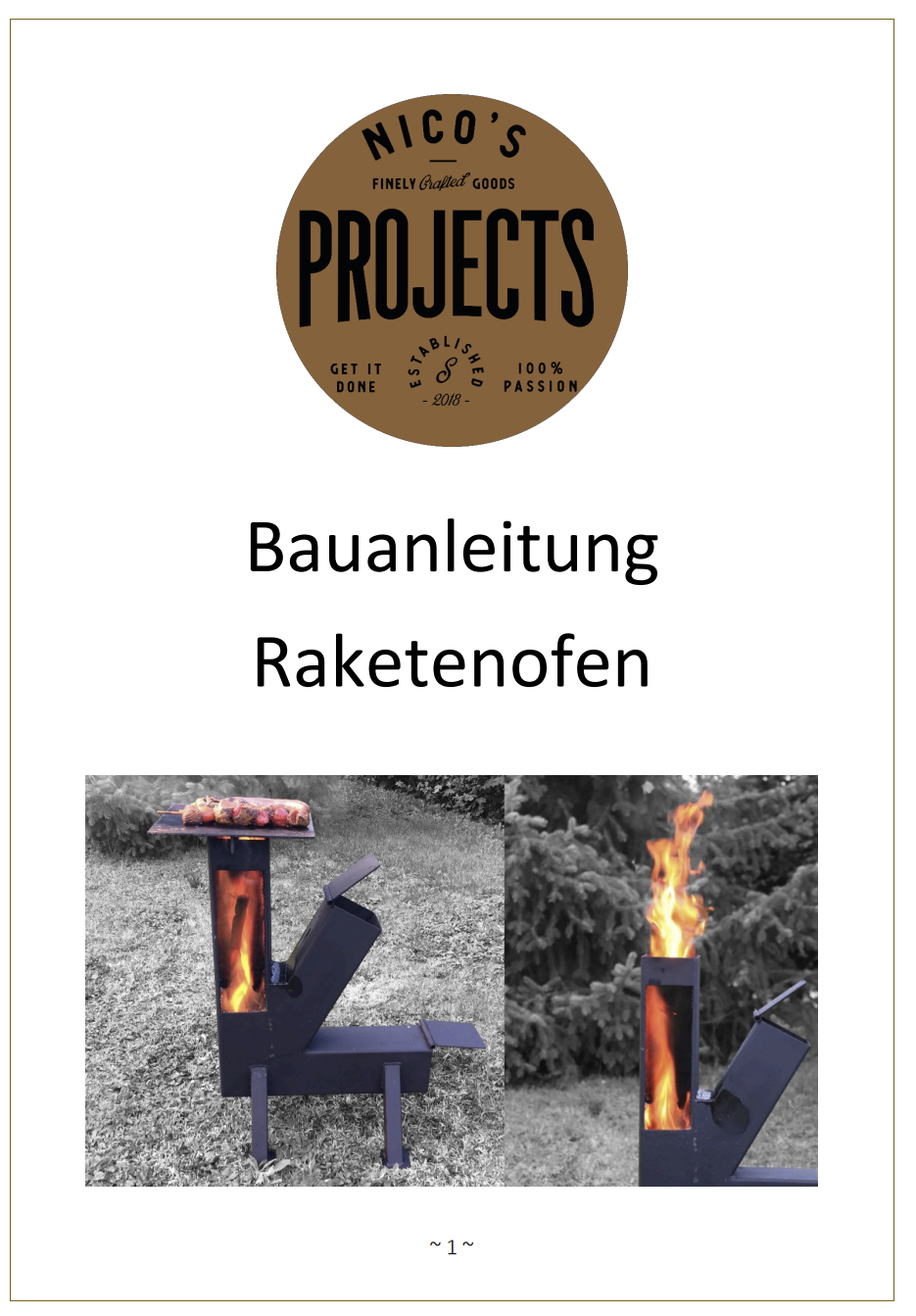 Bauanleitung Raketenofen